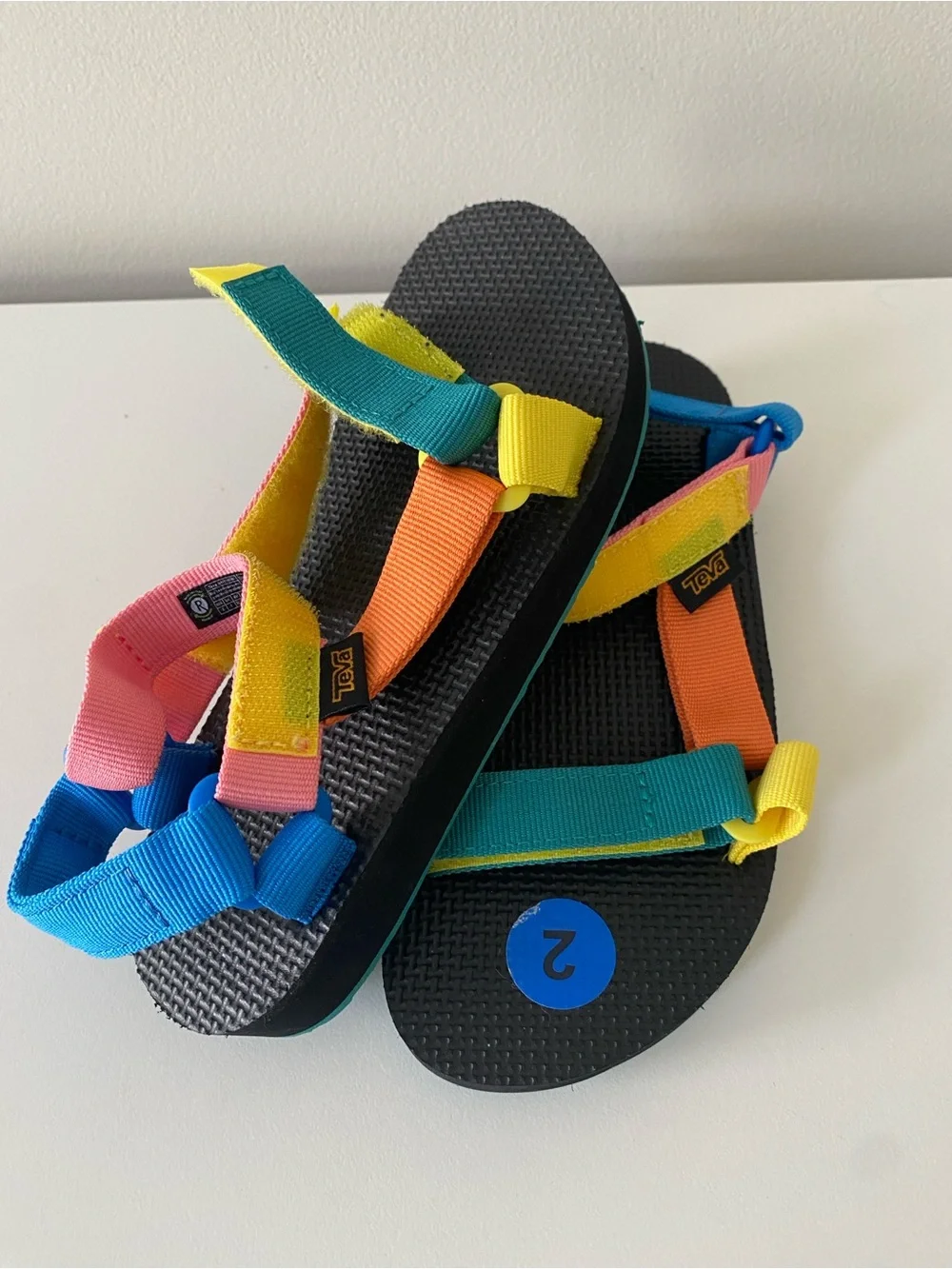 Teva Kids Original Universal Multicolor Strap Sandals